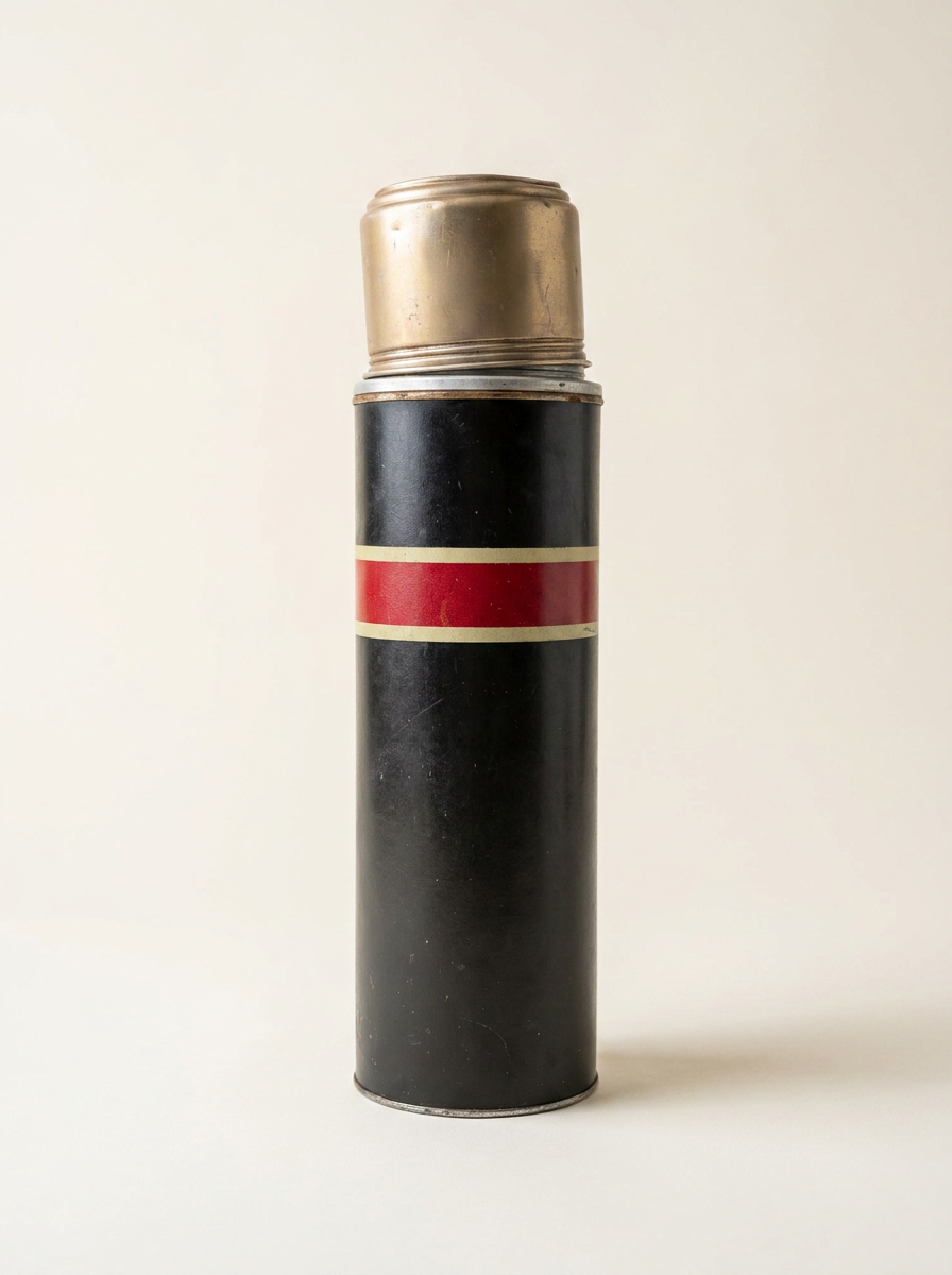 Vintage vacuum thermos bottle — photo 1